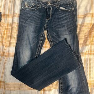 Vigoss Blue Boot Cut Jeans with Classic Indigo Wash